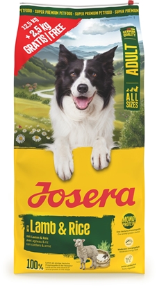 Изображение Josera Adult Lamb & Rice 12,5+2,5kg