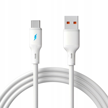 Изображение Kabel USB Akyga USB-A - USB-C 1 m Biay (AK-USB-59)
