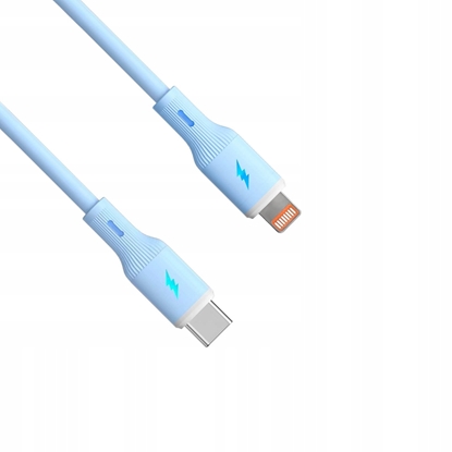 Attēls no Kabel USB Akyga USB-C - USB-A 1 m Niebieski (AK-USB-72)