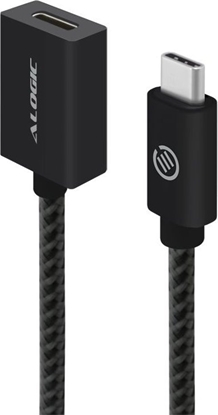 Picture of Kabel USB Alogic Alogic USB 3.2 Verlängerungskabel Typ C -C M/F      0,5m  sw