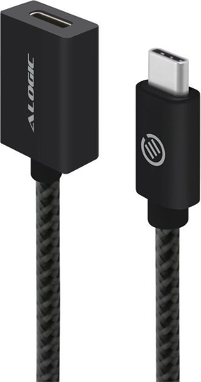 Picture of Kabel USB Alogic Alogic USB 3.2 Verlängerungskabel Typ C -C M/F      0,5m  sw