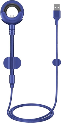 Изображение Kabel USB Baseus USB-A - Lightning 0.8 m Niebieski (BRA007131)
