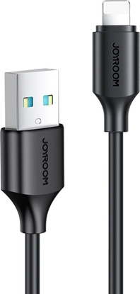 Attēls no Kabel USB Joyroom USB-A - Lightning 0.25 m Czarny (JYR532)