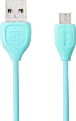Attēls no Kabel USB Remax USB-A - microUSB 1 m Niebieski (9539-uniw)