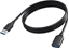 Изображение Kabel USB Vision Przeduacz USB - USB Typ A (W) do USB Typ A (M) - USB 3.0 - 2 m - czarny