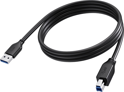 Picture of Kabel USB Vision USB-Kabel USB Typ A (M) do USB Typ B (M) USB 3.0 2 m czarny