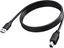Attēls no Kabel USB Vision USB-Kabel USB Typ A (M) do USB Typ B (M) USB 3.0 2 m czarny