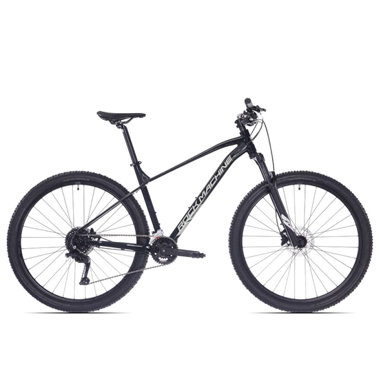 Изображение Kalnu velosipēds Rock Machine Manhattan 40-29 Gloss Black (Rata izmērs: 29 Rāmja izmērs: S)