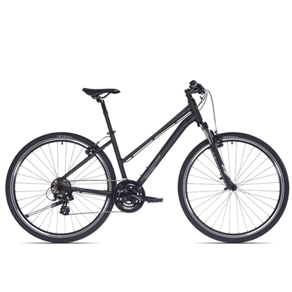 Attēls no Kalnu velosipēds Rock Machine Rokk 30 Easy Entry, Matte Black (Rata izmērs: 28,  Rāmja izmērs: L)