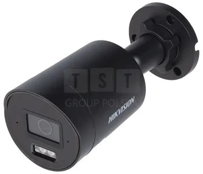 Attēls no Kamera IP Hikvision DS-2CD2043G2-LI2U/SL(2.8MM)(BLACK)/PL AcuSense Smart Hybrid Light 4 Mpx 2.8 mm