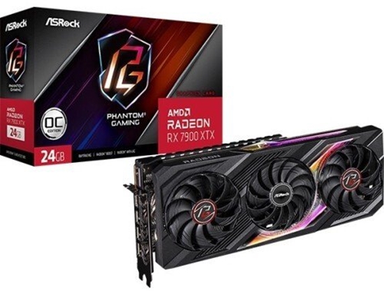 Изображение Karta graficzna ASRock Asrock 90-GA3YZZ-00UANF karta graficzna AMD Radeon RX 7900 XTX 24 GB GDDR6