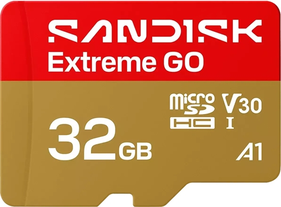 Picture of Karta SanDisk Extreme GO MicroSDHC 32 GB Class 10 UHS-I/U1 A1 V30 (SDSQXGN-032G-GN6MN)