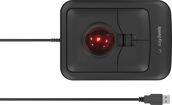 Picture of KeySonic MSM KSM-4006-UT Corded Trackball-Maus schwarz