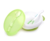 Изображение Kidsme bļoda ar piesūcekni, vāciņu un termokarotīti, Lime, no 9 mēn.