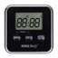 Attēls no KINGHoff kitchen timer with magnet, 8 x 8 x 1.5 cm, up to 99 min KH 1819