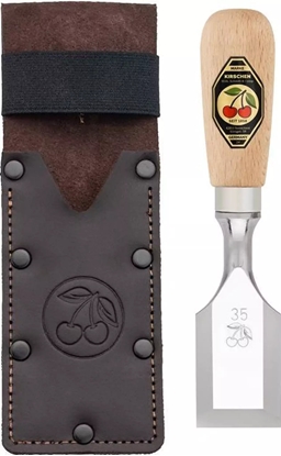 Изображение Kirschen Short chisel in leather holster, 35 mm