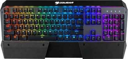 Attēls no Klawiatura Cougar COUGAR Gaming Tastatur Attack X3 RGB  Mech. Cherry MX silber