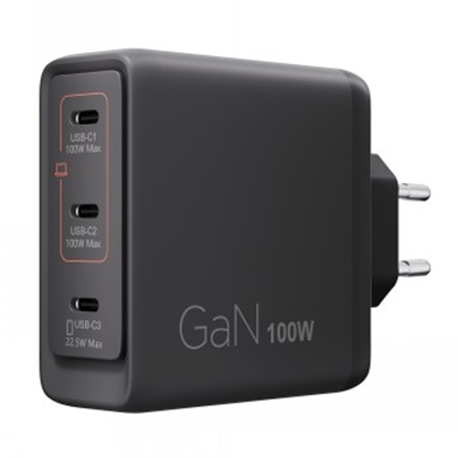 Attēls no Ładowarka Multi-port USB-C 100W GaN 40AW100BEU