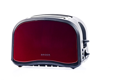 Изображение Large XL toaster BROCK BT 1002 RD, 800W red