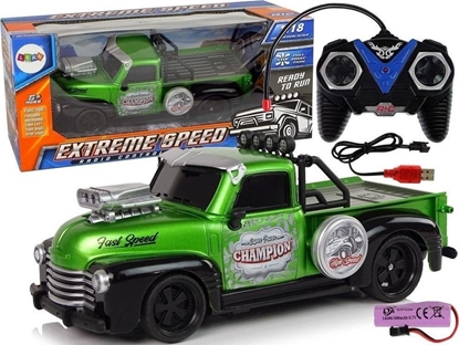 Picture of LeanToys Auto zdalnie sterowane 1:18 zielone Pick-up