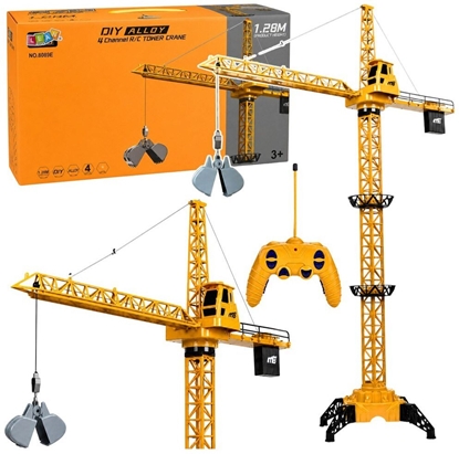 Picture of LeanToys Dwig uraw Budowlany Zdalnie Sterowany RC Przewodowy Obrót 360 71 cm EDUKAMP
