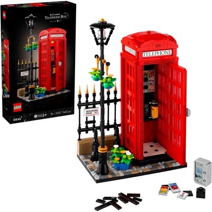 Picture of LEGO Ideas 21347 Red London Telephone Box (Boj. iepak.)