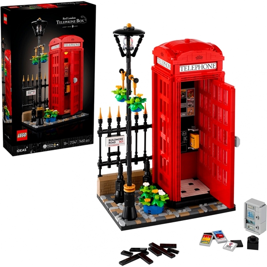 Picture of LEGO Ideas 21347 Red London Telephone Box (Boj. iepak.)