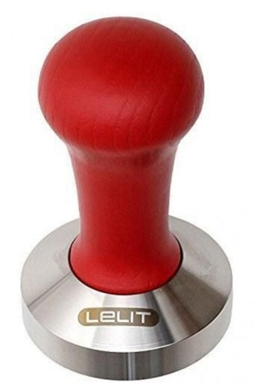 Изображение Lelit Tamper PLA471R do ubijania kawy - 57 mm, czerwone drewno