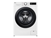 Изображение LG | Washing machine | F2WR509SBW | Energy efficiency class A | Front loading | Washing capacity 9 kg | 1200 RPM | Depth 48 cm | Width 60 cm | Display | LED | Steam function | White