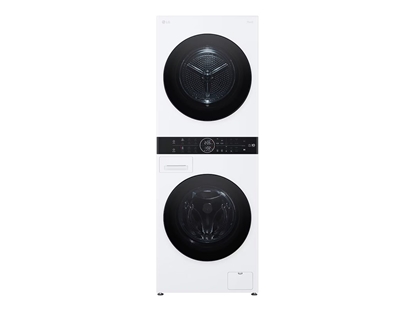 Picture of LG Washing machine with dryer | WT1210WWF | Energy efficiency class A | Front loading | Washing capacity 12 kg | Depth 66 cm | 1400 RPM | Width 60 cm | Display | LED | Drying capacity 10 kg | Drying system | Steam function | Direct drive | White