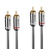 Изображение Lindy 10M DUAL PHONO CABLE, CROMO LINE