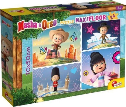 Attēls no Lisciani Puzzle podogowe Maxi 24 Masza i Niedwied 1