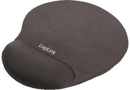 Изображение Logilink Mauspad mit Gel-Handballenauflage Silikon schwarz
