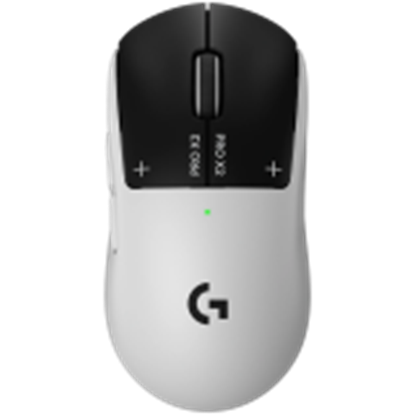 Изображение Logitech G Pro X2 Superstrike Wireless Gaming Mouse RF Wireless 44000 DPI, Lunar Eclipse