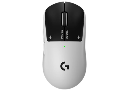 Изображение Logitech G Pro X2 Superstrike Wireless Gaming Mouse RF Wireless 44000 DPI, Lunar Eclipse