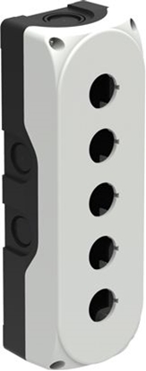 Изображение Lovato Electric Obudowa kasety 5-otworowa 22mm biaa IP67 (LPZP5A8)