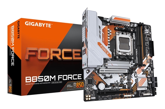 Picture of Mainboard|GIGABYTE|AMD B850|Socket AM5|micro ATX|RAM DDR5-SDRAM|2xSlots|3xNumber of M.2 (M) slots|B850MFORCE1.1