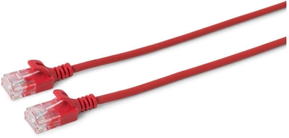 Attēls no MicroConnect U/UTP CAT6 0.5M Red Slim,