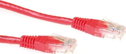 Attēls no MicroConnect U/UTP CAT6 5M Red PVC