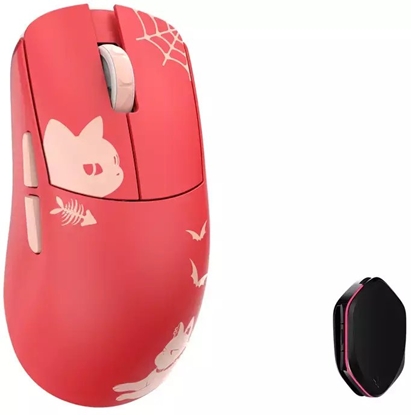 Изображение Mysz WLMouse YING Magnesium Bezprzewodowa mysz gamingowa, PAW3950HS, 8K Polling, OMRON Optical Switches - czerwony