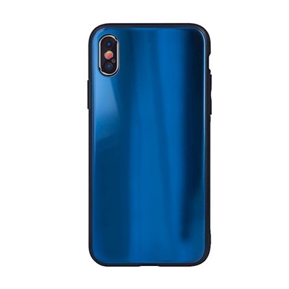 Изображение Mocco Aurora Glass Back Case for Apple iPhone 7 / 8 / SE 2020 Dark Blue