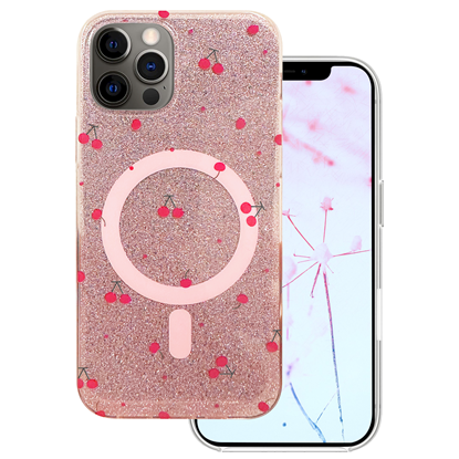 Изображение Mocco Cherry Mag Back Case for Apple iPhone 12 / 12 Pro
