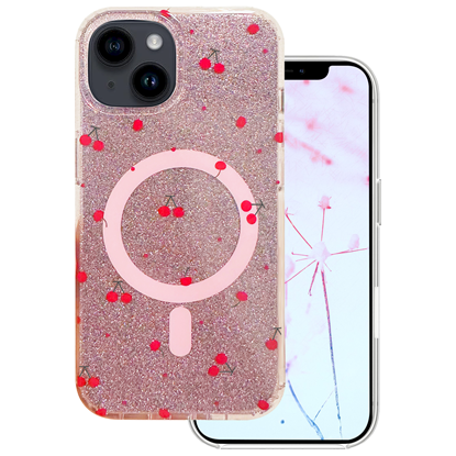 Изображение Mocco Cherry Mag Back Case for Apple iPhone 15