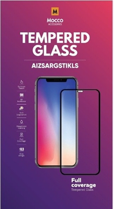 Attēls no Mocco Full Face / Full Glue Tempered Glass Full Coveraged with Frame Apple iPhone 15 Pro Black