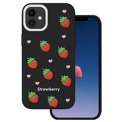Attēls no Mocco Strawberry Back Case for Apple iPhone 11