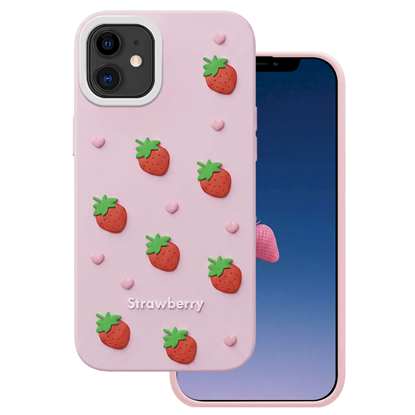 Attēls no Mocco Strawberry Back Case for Apple iPhone 11