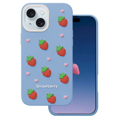 Attēls no Mocco Strawberry Back Case for Apple iPhone 13 / 14 / 15