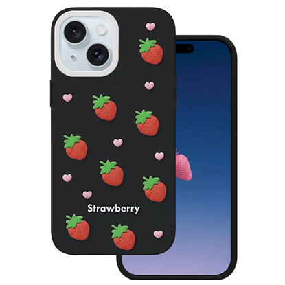Attēls no Mocco Strawberry Back Case for Apple iPhone 13 / 14 / 15