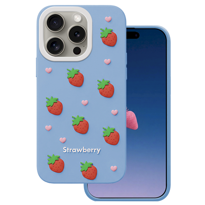 Attēls no Mocco Strawberry Back Case for Apple iPhone 14 Pro / 15 Pro