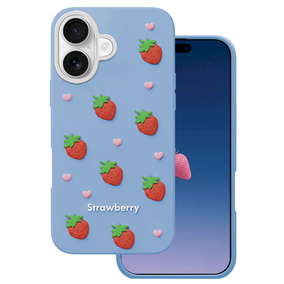 Attēls no Mocco Strawberry Back Case for Apple iPhone 16 / 17